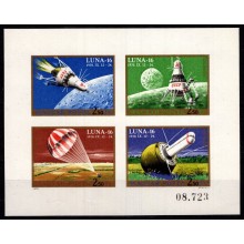 TILBUD - Ungarn - Rumflyvning Luna 16 - utakket miniark - Postfrisk.